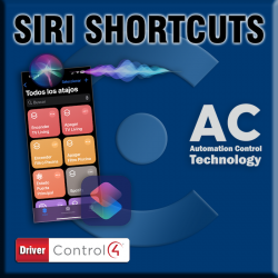 Control4 Driver Siri Shortcuts