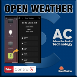 Control4 Driver Open Weather
