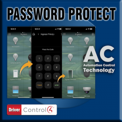 Control4 Driver Password Protect
