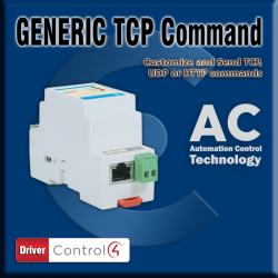 Driver Generic TCP Command para Control4