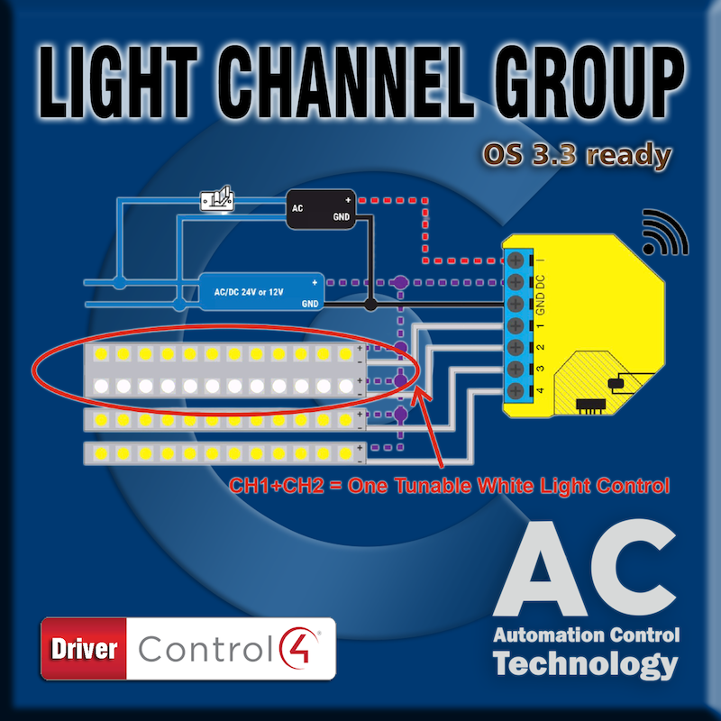 Driver Light Channel Group para Control4 Driver Light Channel Group para Control4