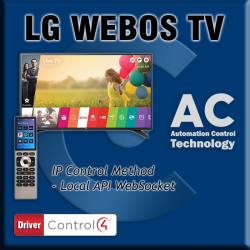 Control4 Driver LG TV WebOS IP