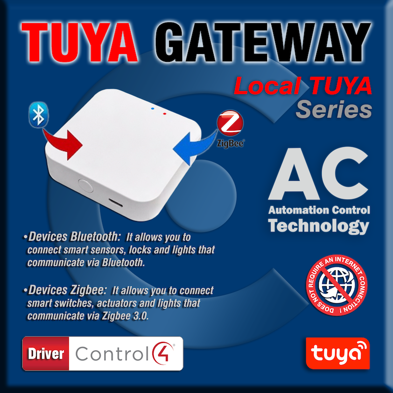 Tuya Gateway Local Driver Control4 Tuya Gateway Local Driver Control4