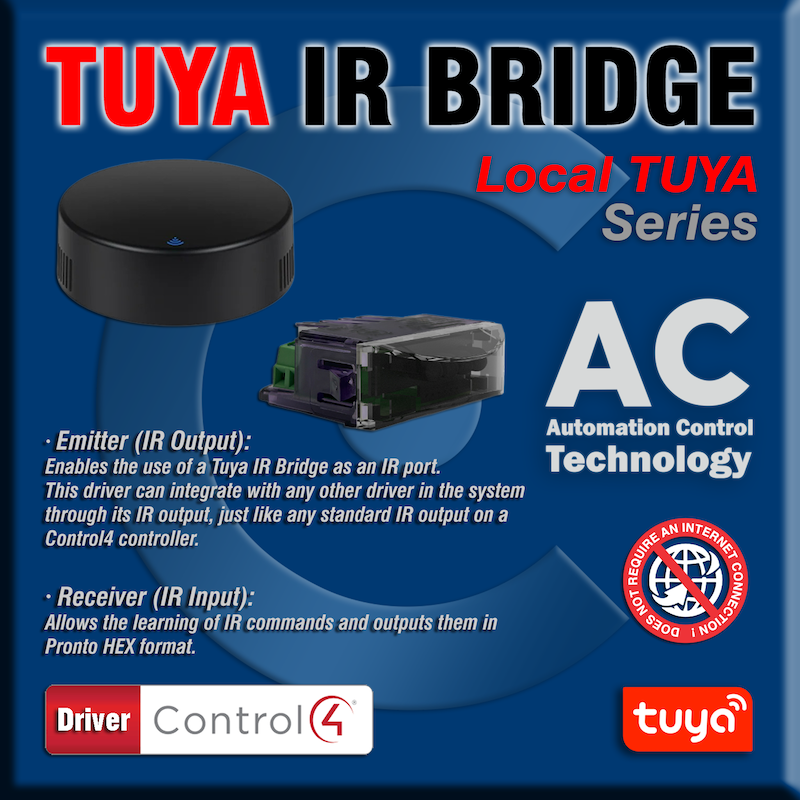 Tuya IR Bridge Driver Control4