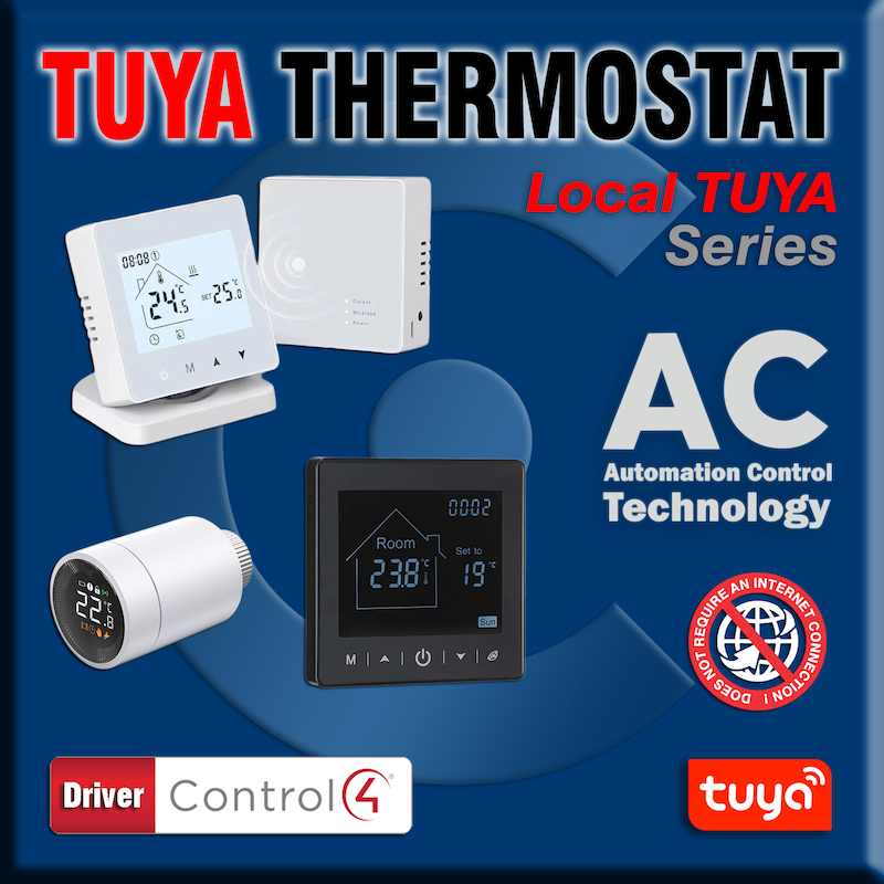 Tuya Thermostat Local Driver Control4