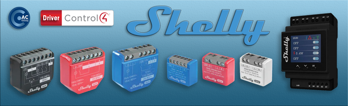 Shelly Suite Driver para Control4